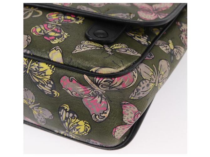 Borsa a Spalla LOEWE in Pelle Verde Auth 153985 - vista 14