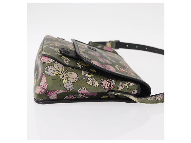 Borsa a Spalla LOEWE in Pelle Verde Auth 153985 - vista 3