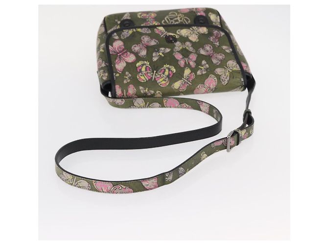 Borsa a Spalla LOEWE in Pelle Verde Auth 153985 - vista 7