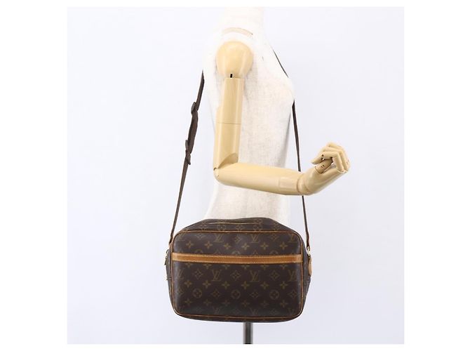 LOUIS VUITTON Borsa a Spalla Monogram Reporter PM M45254 LV Auth BA7878 Monogramma - vista 23