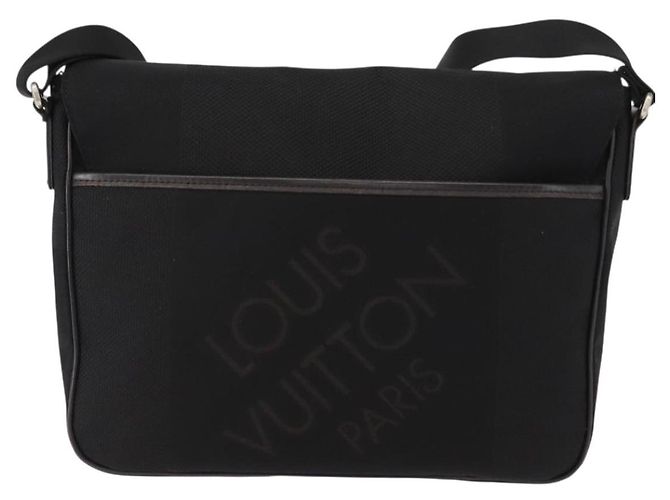 LOUIS VUITTON Borsa a Spalla Petite Message Damier Geant Nera M93618 Auth 152117 Nero - vista 2