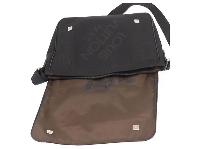LOUIS VUITTON Borsa a Spalla Petite Message Damier Geant Nera M93618 Auth 152117 Nero - vista 8