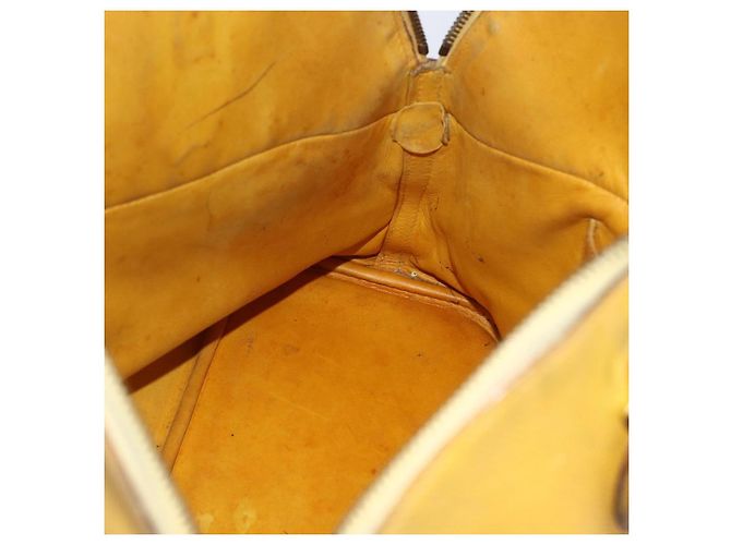 Hermès HERMES Bolide 31 Handtasche Leder 2in1 Gelb Gold Auth 145580 Golden - Ansicht 22