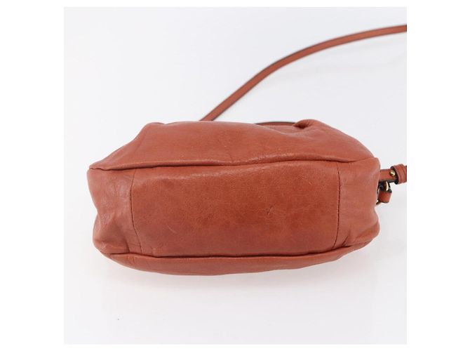 Chloé Borsa a Mano Chloe in Pelle 2 in 1 Arancione Oro Auth BA7804 D'oro - vista 5