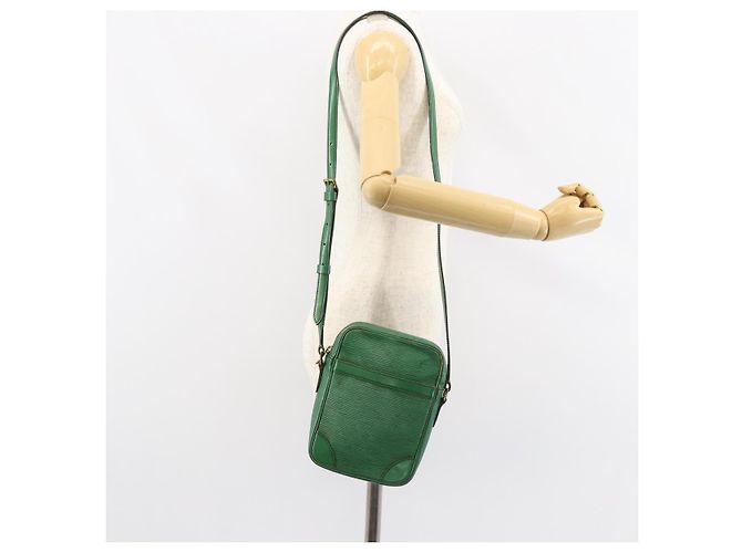 LOUIS VUITTON Borsa a Spalla Epi Danube Verde M45634 LV Auth BA7919 - vista 22