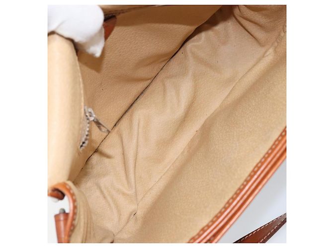 Céline Borsa a spalla in tela Macadam CELINE in pelle PVC marrone oro Auth bs31023 D'oro - vista 10