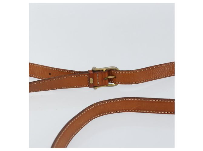 Céline Borsa a spalla in tela Macadam CELINE in pelle PVC marrone oro Auth bs31023 D'oro - vista 8