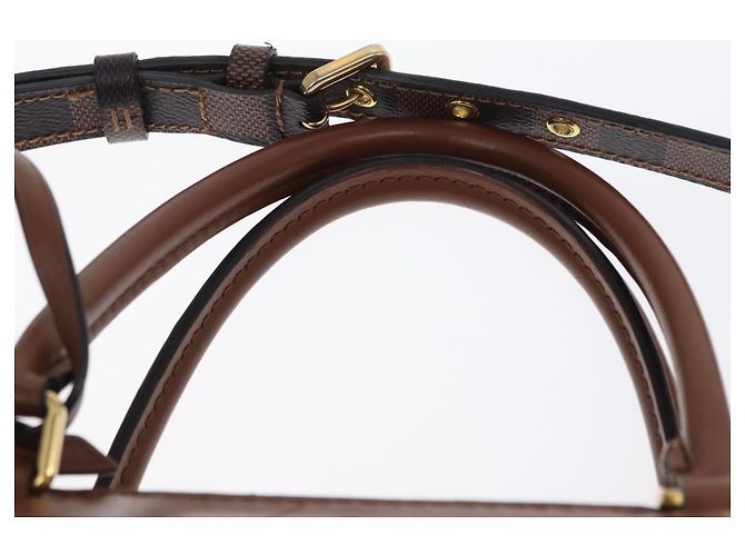 LOUIS VUITTON Borsa a Mano Damier Ebene Greenwich 2way N41337 LV Auth ka034 - vista 14