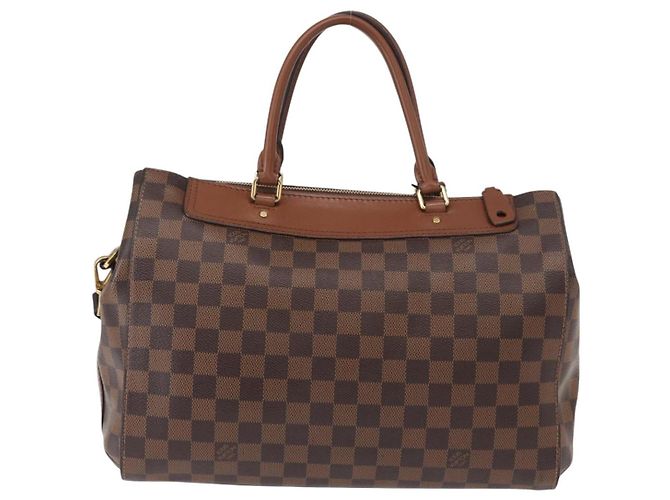 LOUIS VUITTON Borsa a Mano Damier Ebene Greenwich 2way N41337 LV Auth ka034 - vista 2