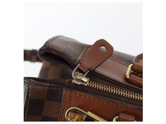 LOUIS VUITTON Borsa a Mano Damier Ebene Greenwich 2way N41337 LV Auth ka034 - vista 20