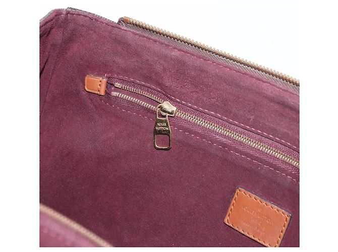 LOUIS VUITTON Borsa a Mano Damier Ebene Greenwich 2way N41337 LV Auth ka034 - vista 26