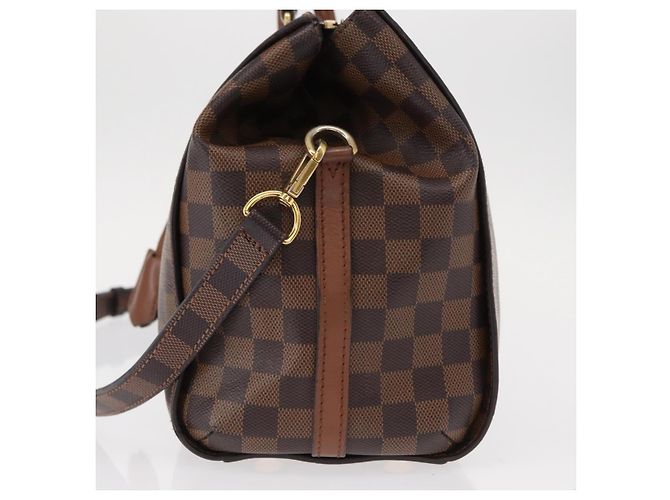 LOUIS VUITTON Borsa a Mano Damier Ebene Greenwich 2way N41337 LV Auth ka034 - vista 3