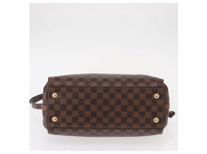 LOUIS VUITTON Borsa a Mano Damier Ebene Greenwich 2way N41337 LV Auth ka034 - vista 5