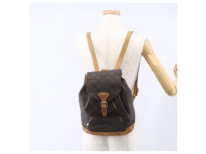 LOUIS VUITTON Zaino Monogram Montsouris MM M51136 LV Auth ka154 Monogramma - vista 25