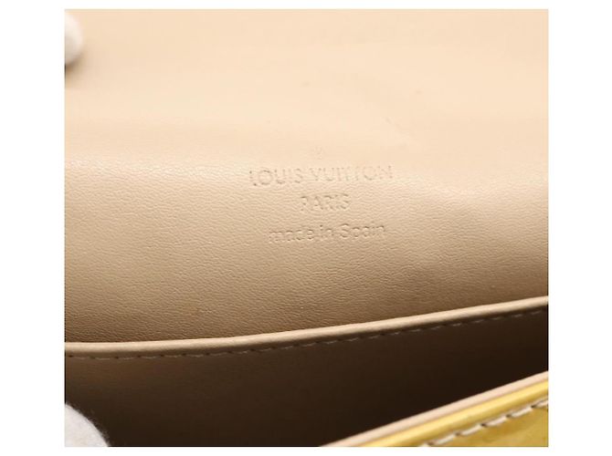 LOUIS VUITTON Borsa Thompson Street Monogram Vernis Beige M91301 LV Auth gh1343 - vista 10