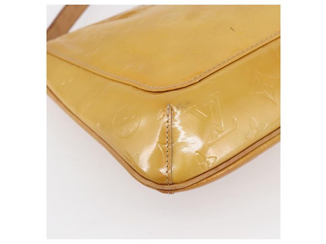 LOUIS VUITTON Borsa Thompson Street Monogram Vernis Beige M91301 LV Auth gh1343 - vista 16