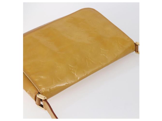 LOUIS VUITTON Borsa Thompson Street Monogram Vernis Beige M91301 LV Auth gh1343 - vista 6