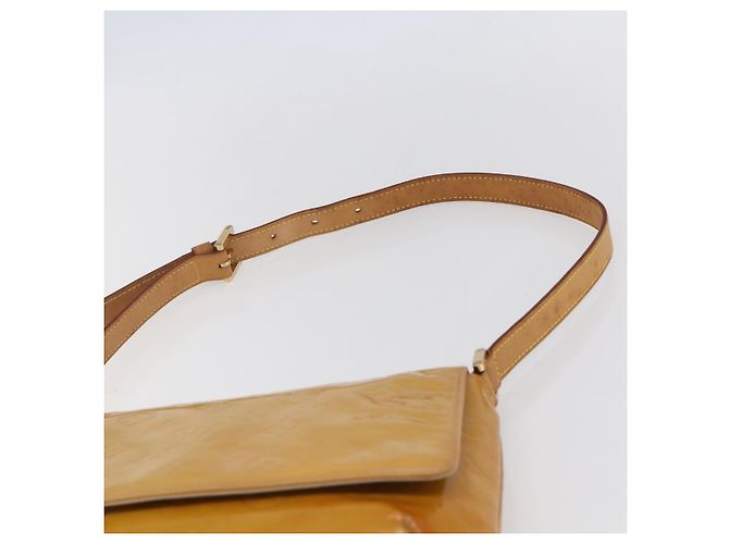 LOUIS VUITTON Borsa Thompson Street Monogram Vernis Beige M91301 LV Auth gh1343 - vista 8