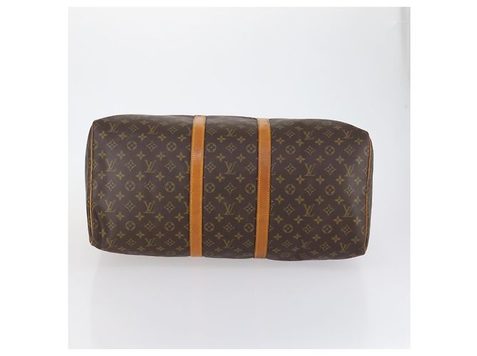 LOUIS VUITTON Borsa Boston Monogram Keepall 55 M41424 LV Auth 151137 Monogramma - vista 5