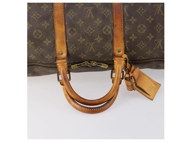 LOUIS VUITTON Borsa Boston Monogram Keepall 55 M41424 LV Auth 151137 Monogramma - vista 7