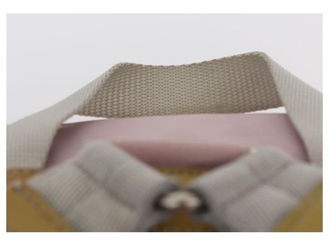 Zaino PRADA in nylon rosa argento Auth 153366 - vista 15