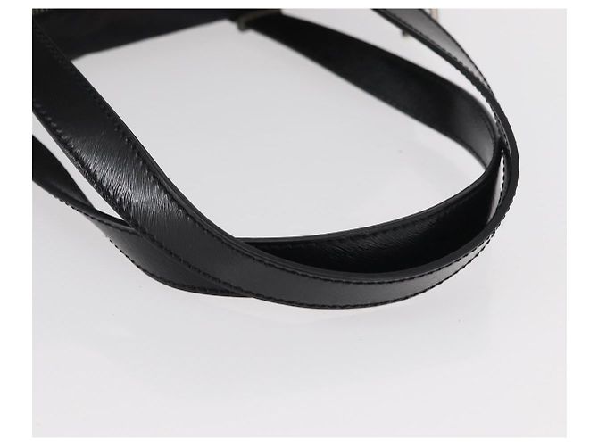 FENDI Zucchino Canvas Tote Bag Schwarz Silber Auth 149710 - Ansicht 7