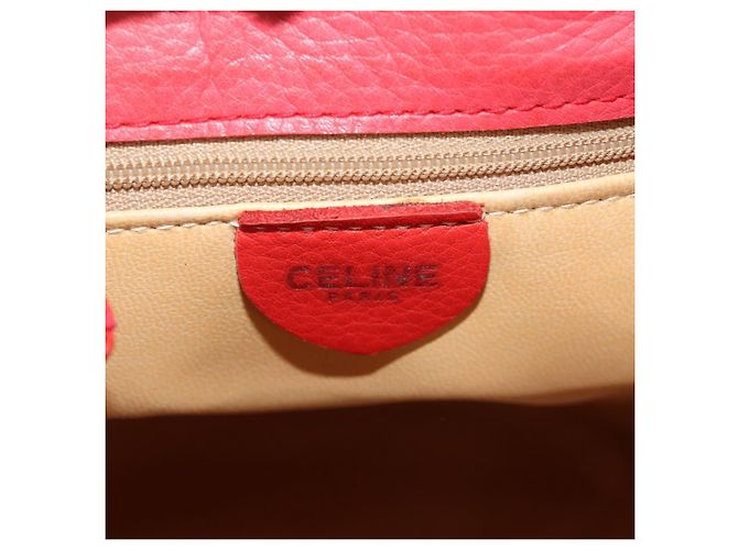 Céline CELINE Shoulder Bag Leather Multicolor Gold Auth 150568 - view 20