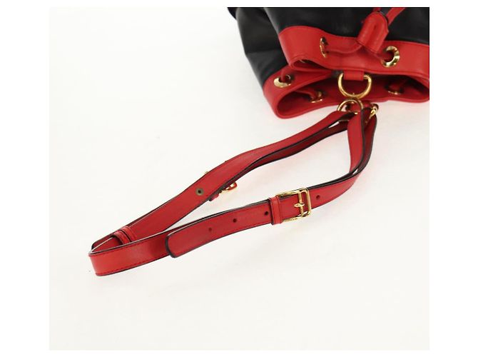 Céline CELINE Shoulder Bag Leather Multicolor Gold Auth 150568 - view 8