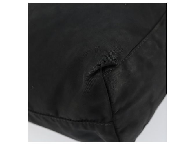 Borsa a Spalla PRADA Nylon Nero Argento Auth SW1711 - vista 9