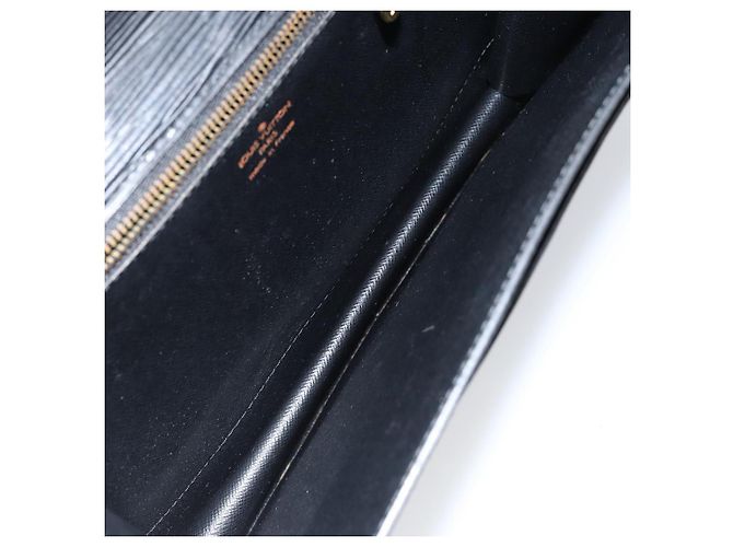 LOUIS VUITTON Borsa a Mano Epi Monceau 28 Nera M52122 LV Auth bs31100 Nero - vista 10