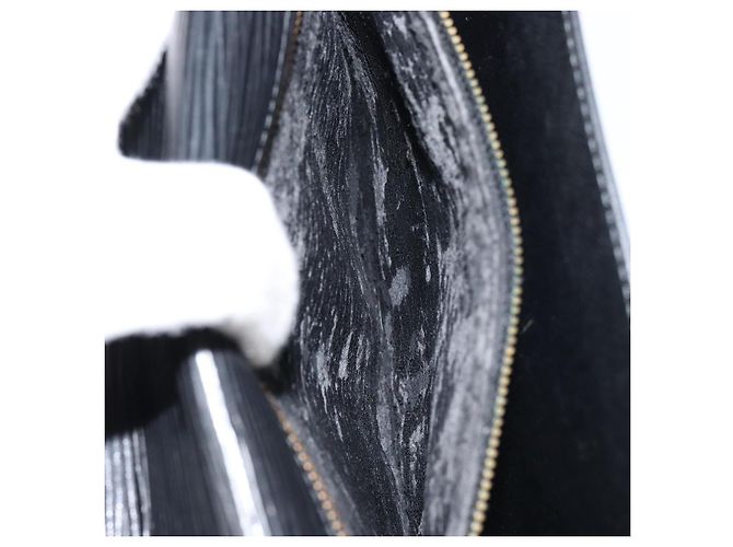 LOUIS VUITTON Borsa a Mano Epi Monceau 28 Nera M52122 LV Auth bs31100 Nero - vista 11