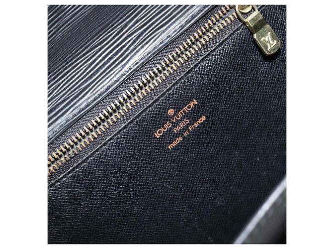 LOUIS VUITTON Borsa a Mano Epi Monceau 28 Nera M52122 LV Auth bs31100 Nero - vista 20