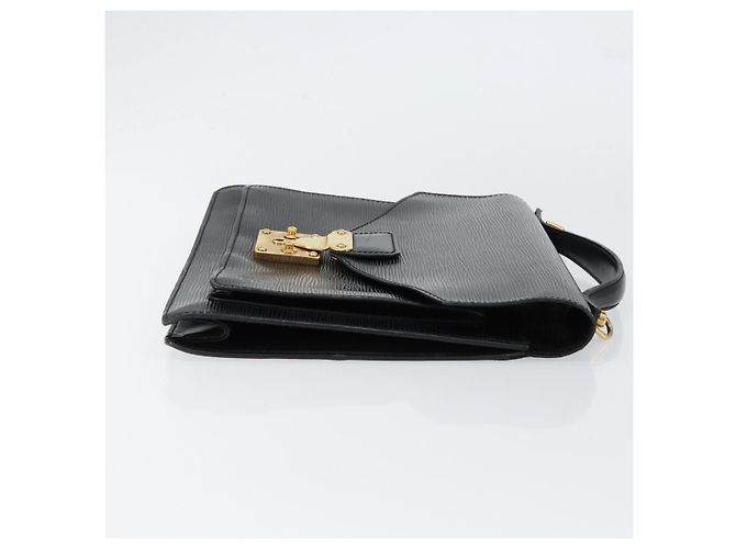 LOUIS VUITTON Borsa a Mano Epi Monceau 28 Nera M52122 LV Auth bs31100 Nero - vista 3