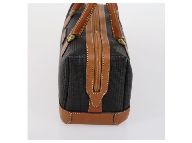 BALLY Borsa a Spalla in Pelle PVC 3 Pezzi Nero Bianco Auth 151928 - vista 11