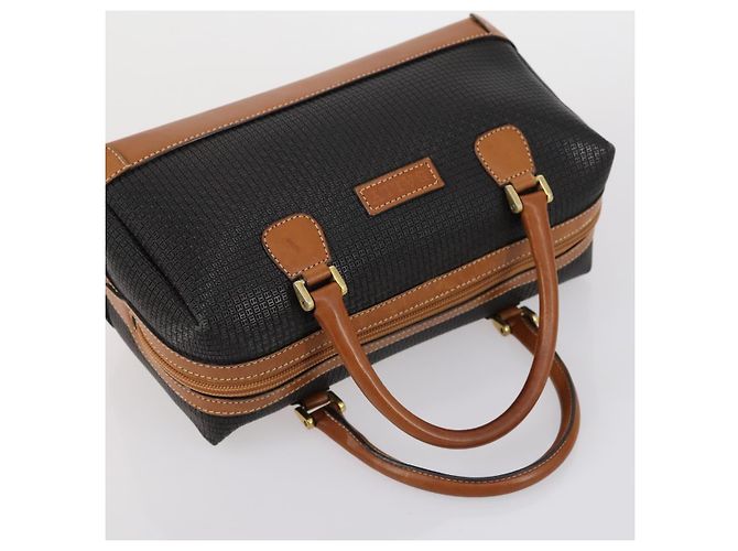 BALLY Borsa a Spalla in Pelle PVC 3 Pezzi Nero Bianco Auth 151928 - vista 12
