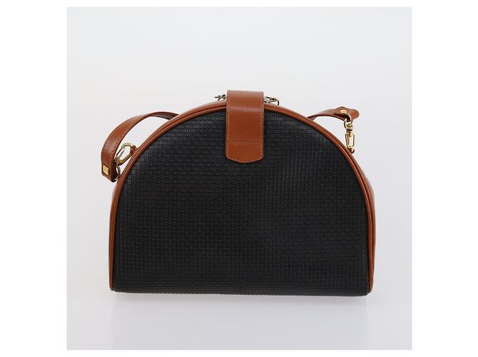 BALLY Borsa a Spalla in Pelle PVC 3 Pezzi Nero Bianco Auth 151928 - vista 17