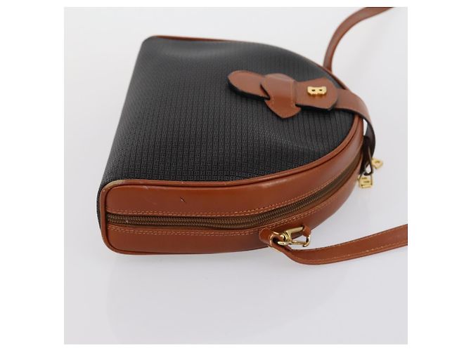 BALLY Borsa a Spalla in Pelle PVC 3 Pezzi Nero Bianco Auth 151928 - vista 18
