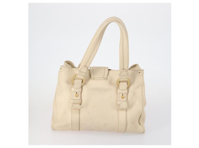 BALLY Borsa a Spalla in Pelle PVC 3 Pezzi Nero Bianco Auth 151928 - vista 3