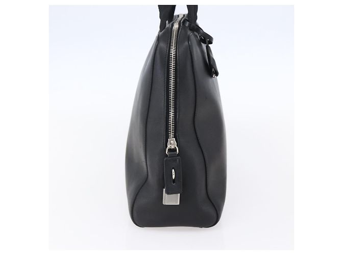 PRADA Borsa a mano in pelle nera argento Auth bs30432 Nero - vista 3