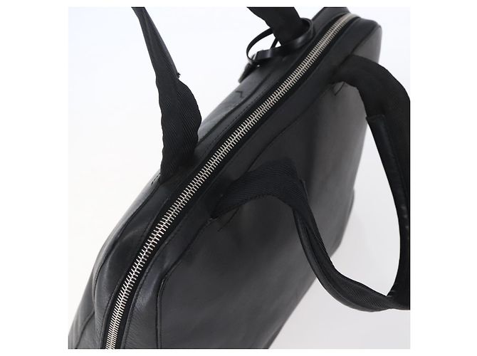 PRADA Borsa a mano in pelle nera argento Auth bs30432 Nero - vista 6