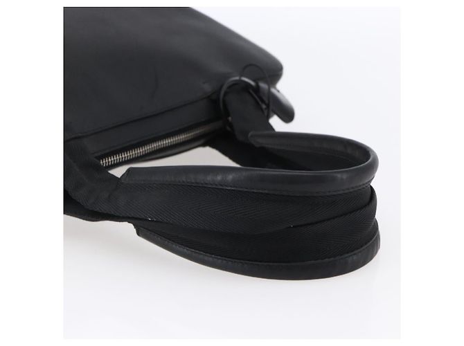 PRADA Borsa a mano in pelle nera argento Auth bs30432 Nero - vista 7