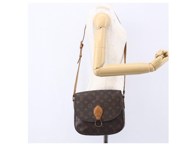 LOUIS VUITTON Borsa a Spalla Monogram Saint Cloud GM M51242 LV Auth BA8287 Monogramma - vista 26