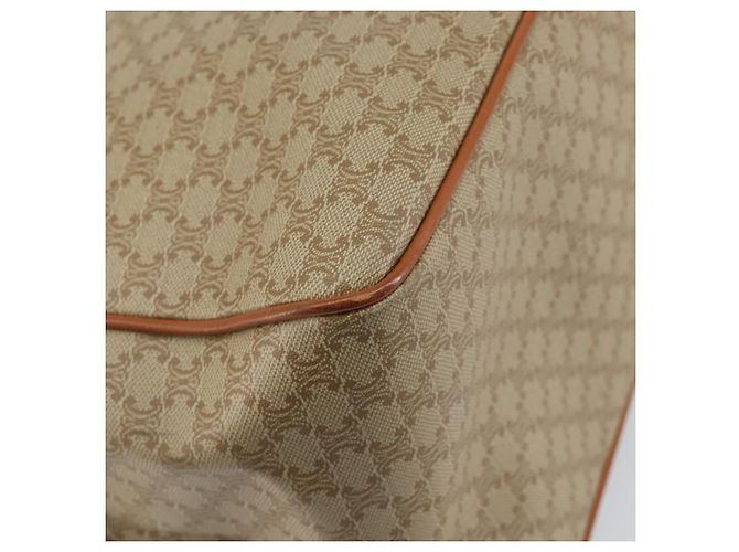 Céline Borsa a Spalla in Tela Macadam CELINE PVC Beige Oro Auth 130820 D'oro - vista 17