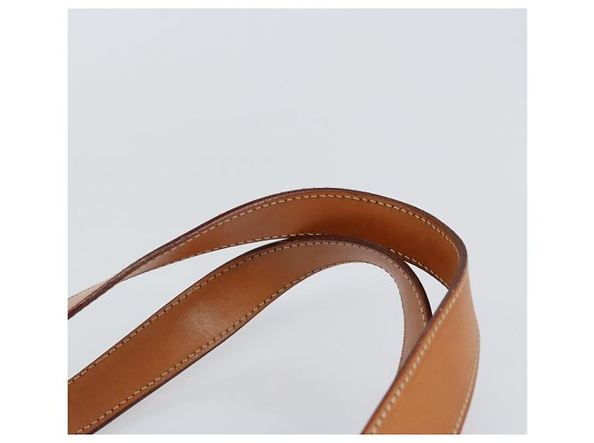 Céline Borsa a Spalla in Tela Macadam CELINE PVC Beige Oro Auth 130820 D'oro - vista 8
