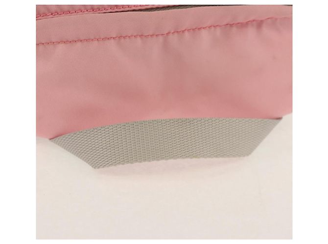 PRADA Backpack Nylon Pink Silver Auth yk19623V Silvery - view 16
