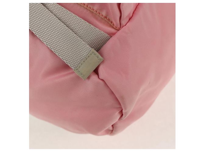 PRADA Backpack Nylon Pink Silver Auth yk19623V Silvery - view 19