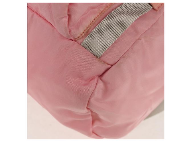 PRADA Backpack Nylon Pink Silver Auth yk19623V Silvery - view 20