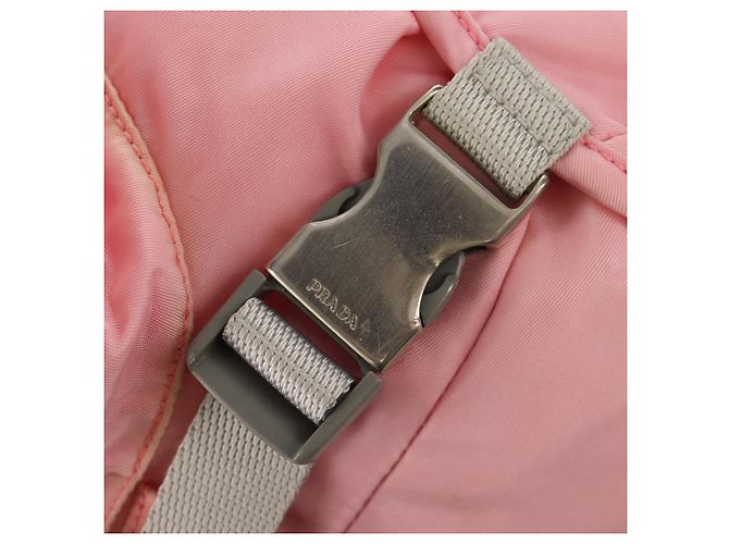 PRADA Backpack Nylon Pink Silver Auth yk19623V Silvery - view 25