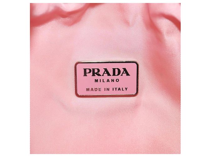 PRADA Backpack Nylon Pink Silver Auth yk19623V Silvery - view 27
