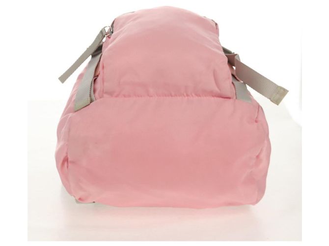 PRADA Backpack Nylon Pink Silver Auth yk19623V Silvery - view 5